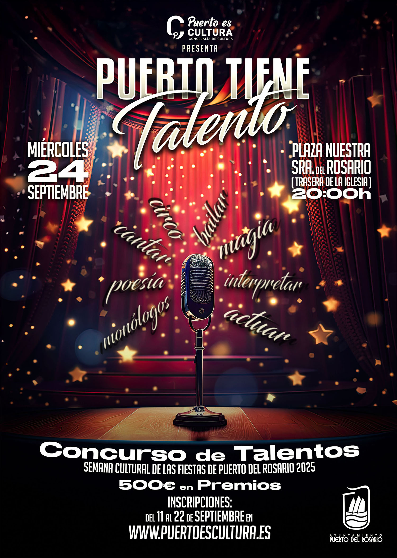 Cartel Puerto Tiene Talento 2025